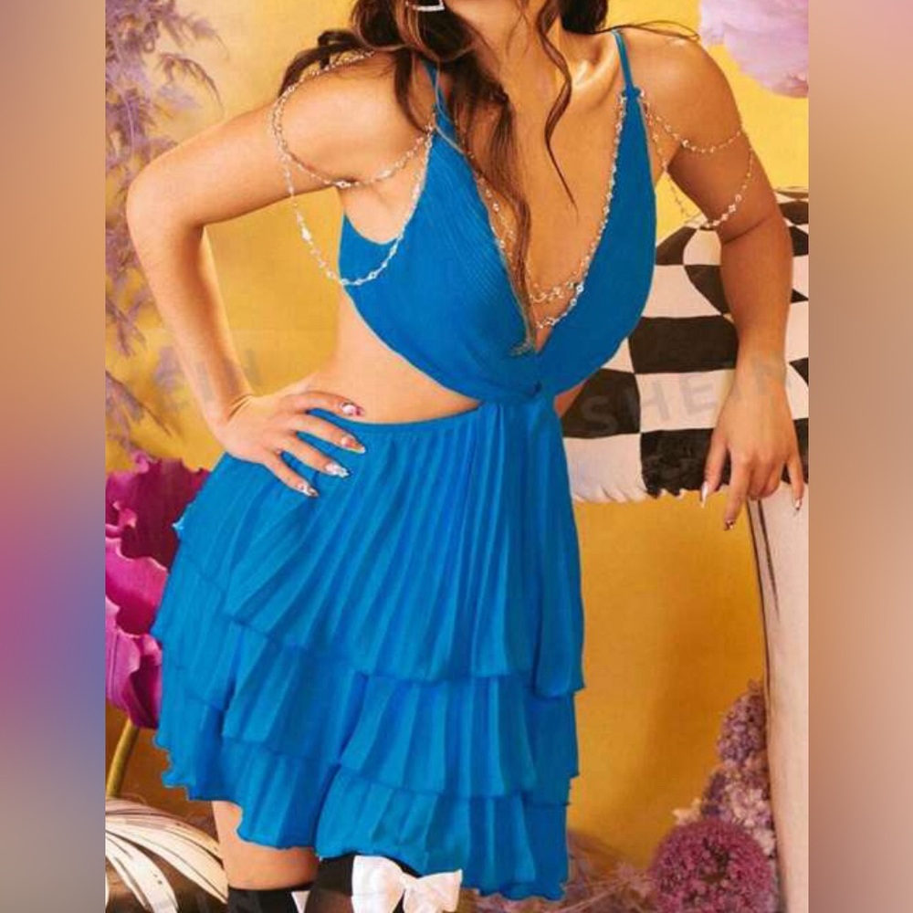 Blue Goddess Vacation Dress